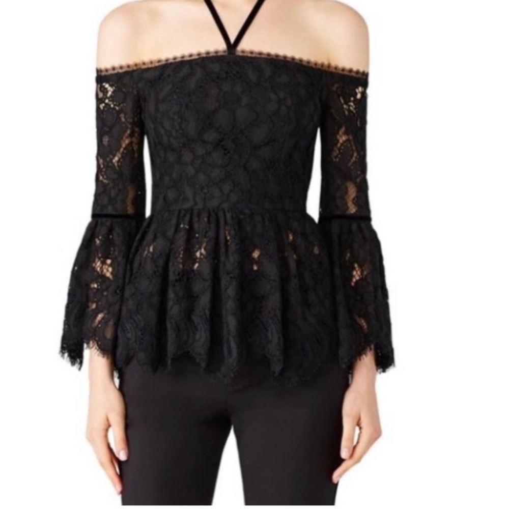 ALEXIS OFF SHOULDER LACE BLOUSE